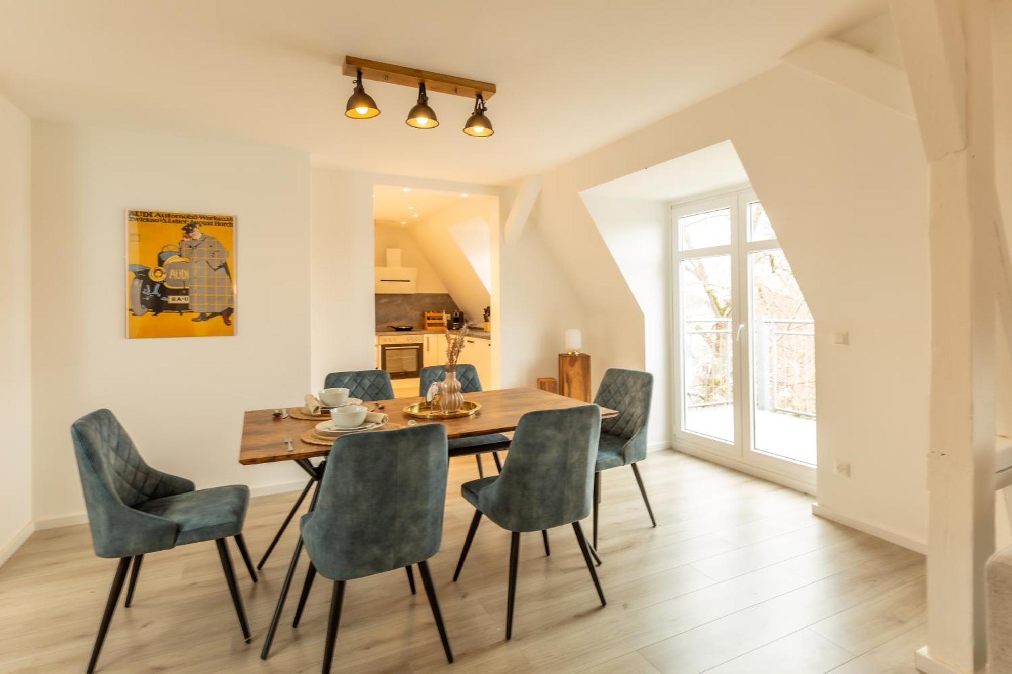 Soulscape Apartments Zwickau Kompakter Loft-Wohnraum Mit Lift Direkt In Die Wohnung, Modern, Zentrumsnah, Gratis Wifi Exterior photo